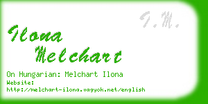 ilona melchart business card